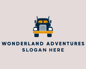 Logistics Delivery Truck logo design