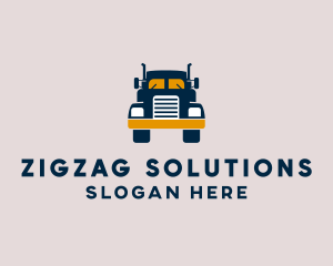 Logistics Delivery Truck logo design