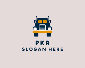 Logistics Delivery Truck logo design