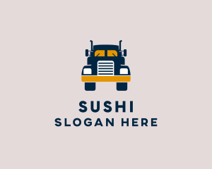 Logistics Delivery Truck logo design