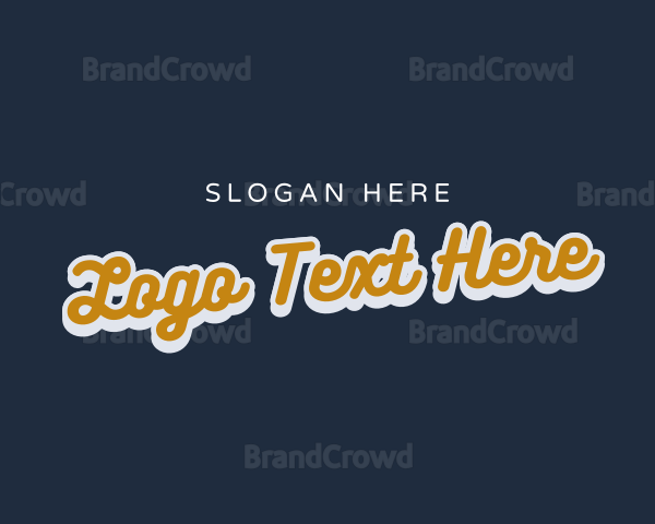 Quirky Round Wordmark Logo