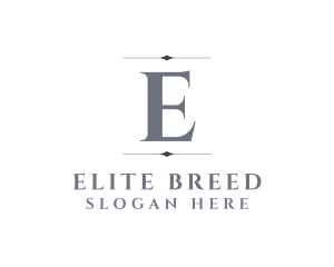 Professional Elite Lettermark logo design