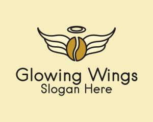 Angel Wings Coffee  logo design