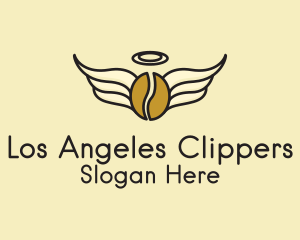 Angel Wings Coffee  logo design