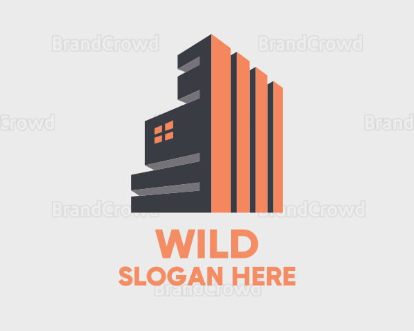 Modern Industrial Building Logo