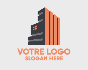 Modern Industrial Building  Logo