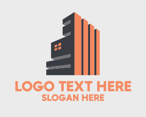 Modern Industrial Building  Logo