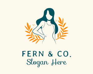 Fern - Lady Natural Hair Salon logo design