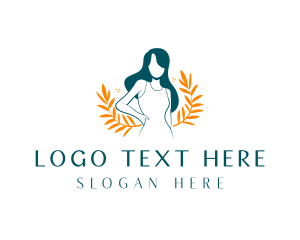 Botanical - Lady Natural Hair Salon logo design