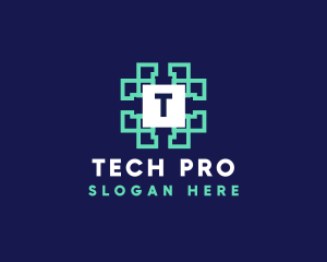 Technology - Data Technology Network logo design