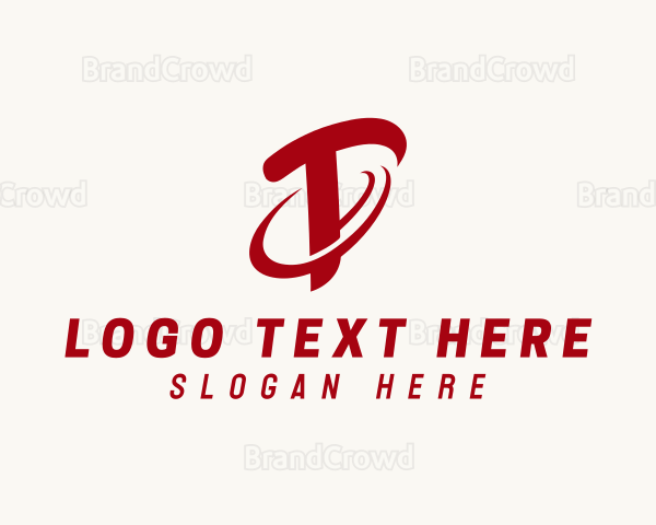 Shipping Freight Courier Letter T Logo