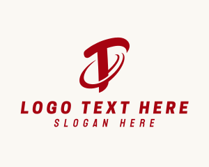 Letter T - Shipping Freight Courier Letter T logo design
