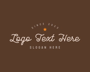 Quirky - Hipster Cursive Business logo design