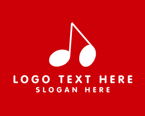 Vocals - Musical Melody Note logo design