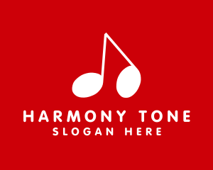 Tone - Musical Melody Note logo design