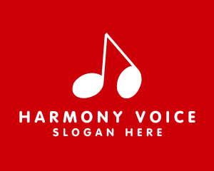 Sing - Musical Melody Note logo design