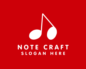 Note - Musical Melody Note logo design