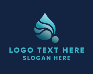 Fluid - Aqua Water Liquid logo design