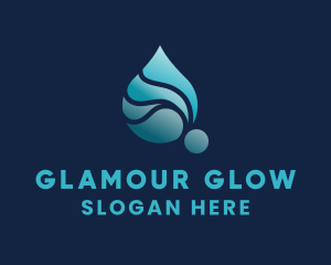 Aqua Water Liquid Logo