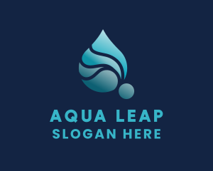 Aqua Water Liquid logo design