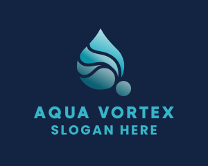 Aqua Water Liquid logo design