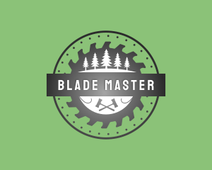 Circular Blade Carpentry logo design