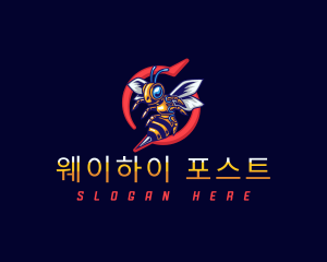 Stinger Insect Hornet  logo design