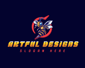 Stinger Insect Hornet  logo design