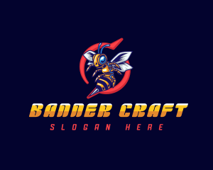 Stinger Insect Hornet  logo design