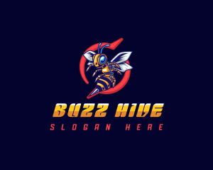 Stinger Insect Hornet  logo design