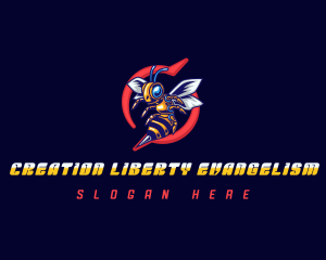 Stinger Insect Hornet  logo design