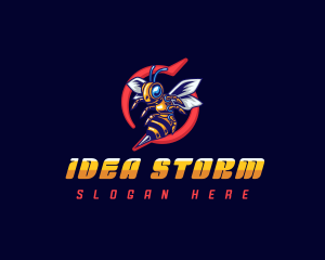 Stinger Insect Hornet  logo design