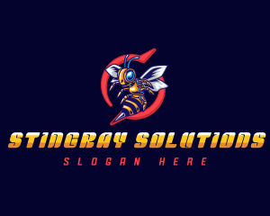 Stinger Insect Hornet  logo design