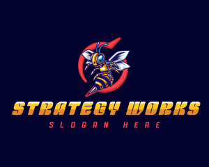 Stinger Insect Hornet  logo design