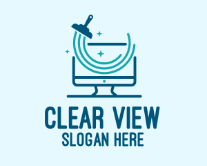 Screen - Clean Computer Monitor logo design