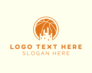 Hoops - City Basketball Sport logo design