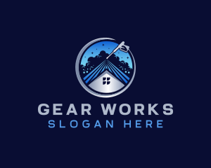 Cleaning Power Wash logo design