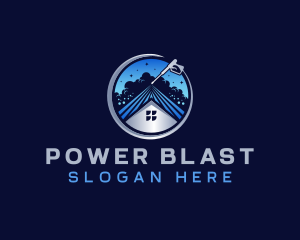 Cleaning Power Wash logo design