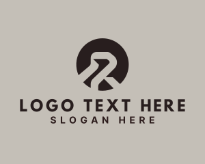 Technology Media Letter R logo design