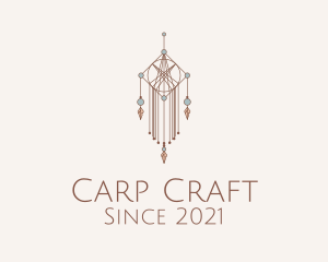 Bohemian Macrame Craft  logo design