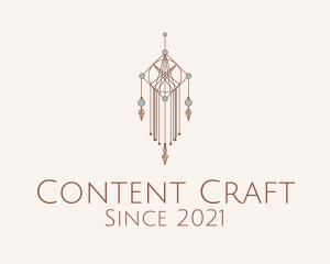 Bohemian Macrame Craft  logo design