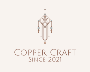 Bohemian Macrame Craft  logo design