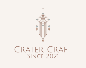 Bohemian Macrame Craft  logo design