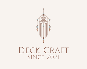 Bohemian Macrame Craft  logo design