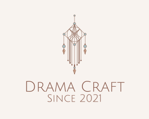 Bohemian Macrame Craft  logo design