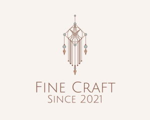 Bohemian Macrame Craft  logo design