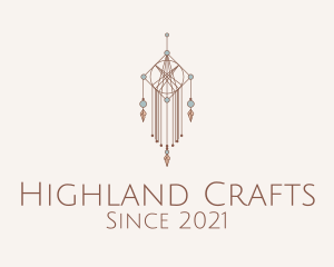 Bohemian Macrame Craft  logo design