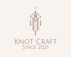 Bohemian Macrame Craft  logo design