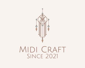 Bohemian Macrame Craft  logo design