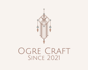 Bohemian Macrame Craft  logo design